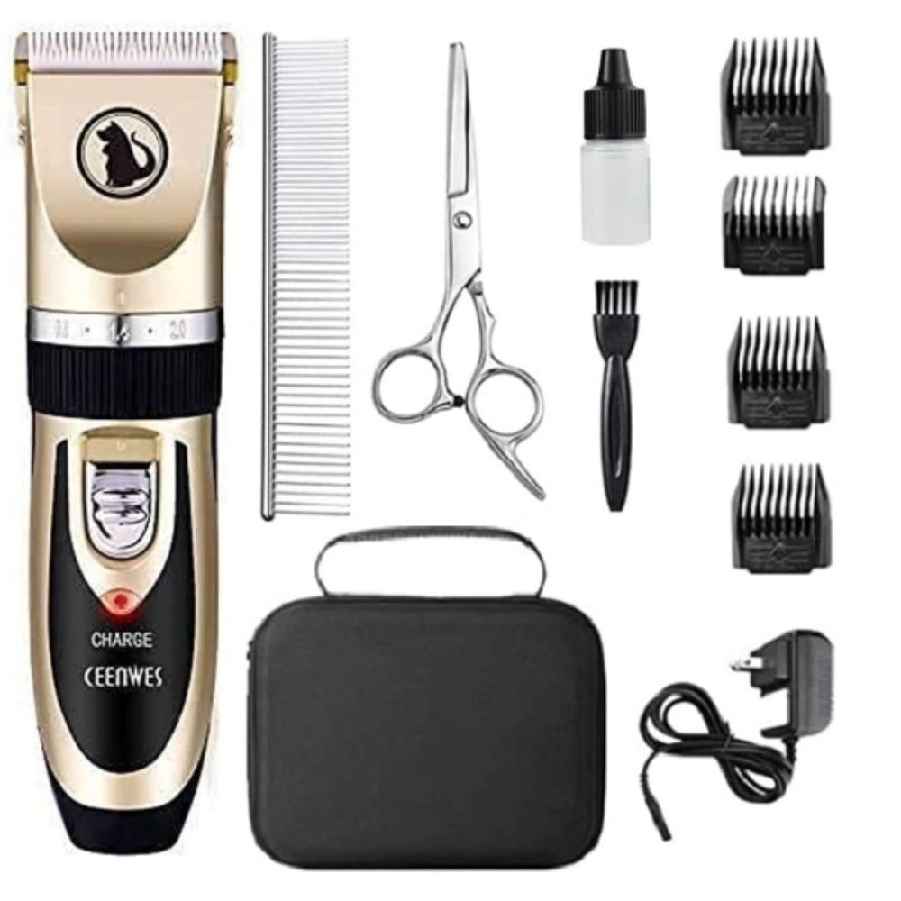 Dog Grooming Clippers Set with Storage Case - Picture 1 of 6